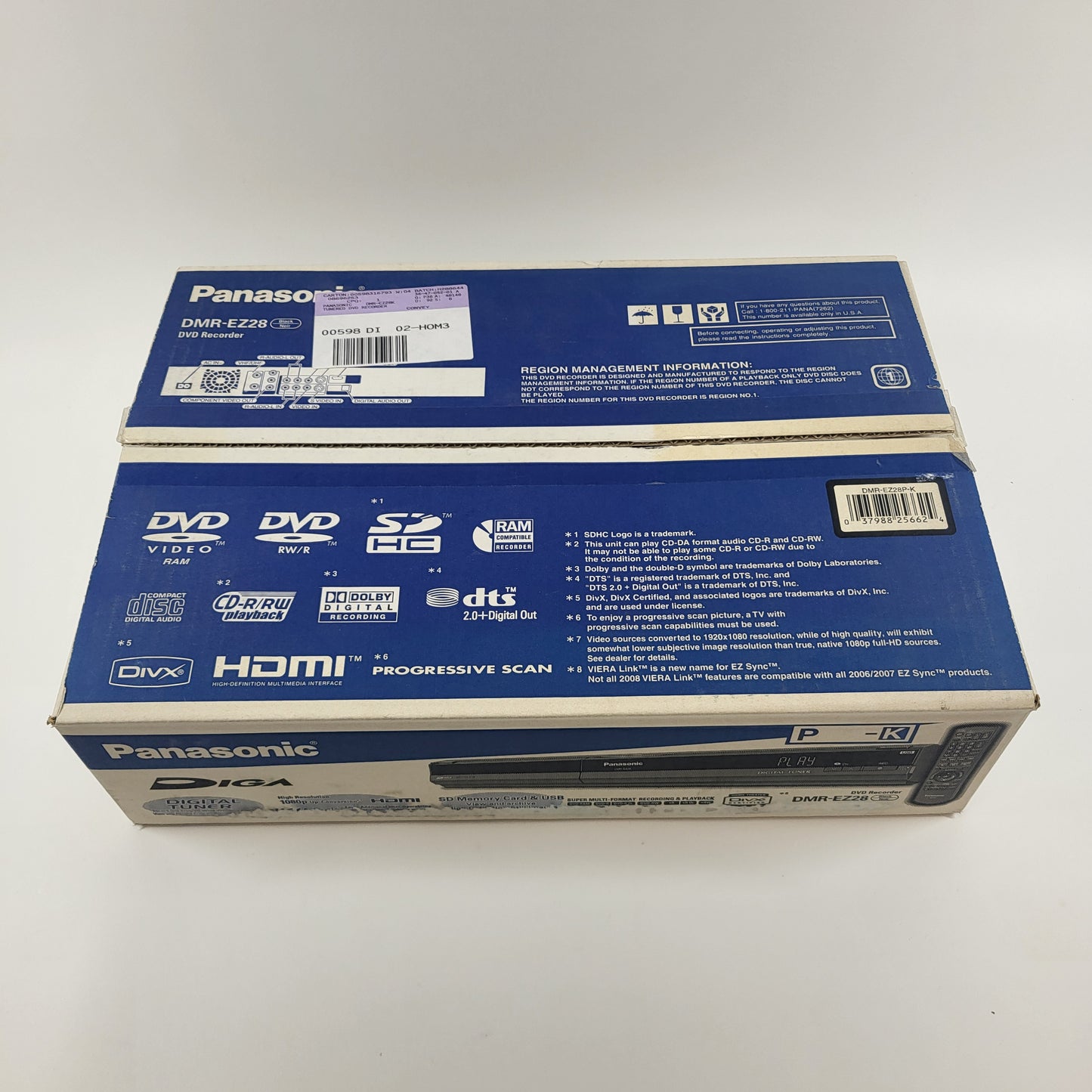 Panasonic DMR-EZ28 DVD Recorder