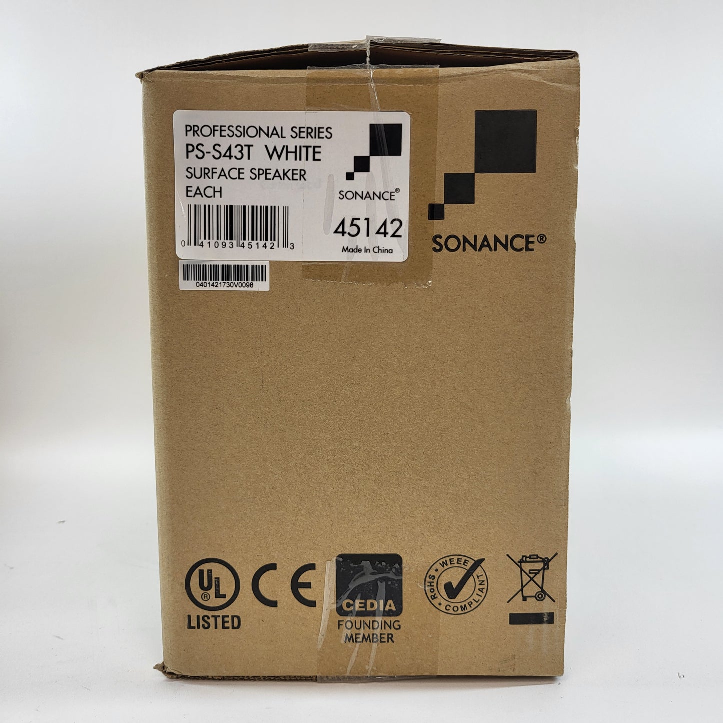 Sonance Professional Series Surface Mount Surface Speaker White PS-S43T