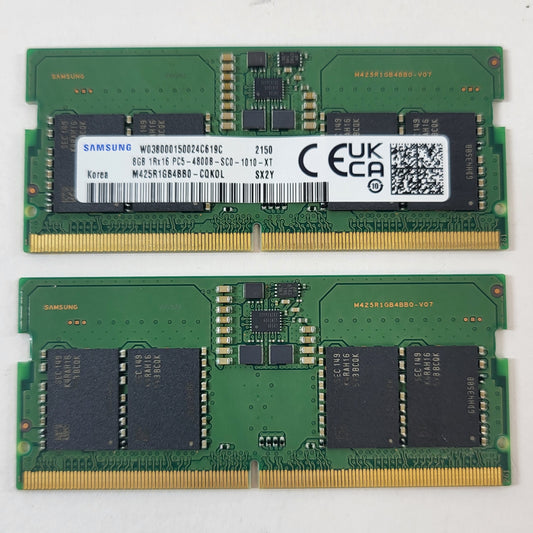 Samsung Laptop Memory Ram 16GB (2x8GB) RAM DDR5 4800MHz