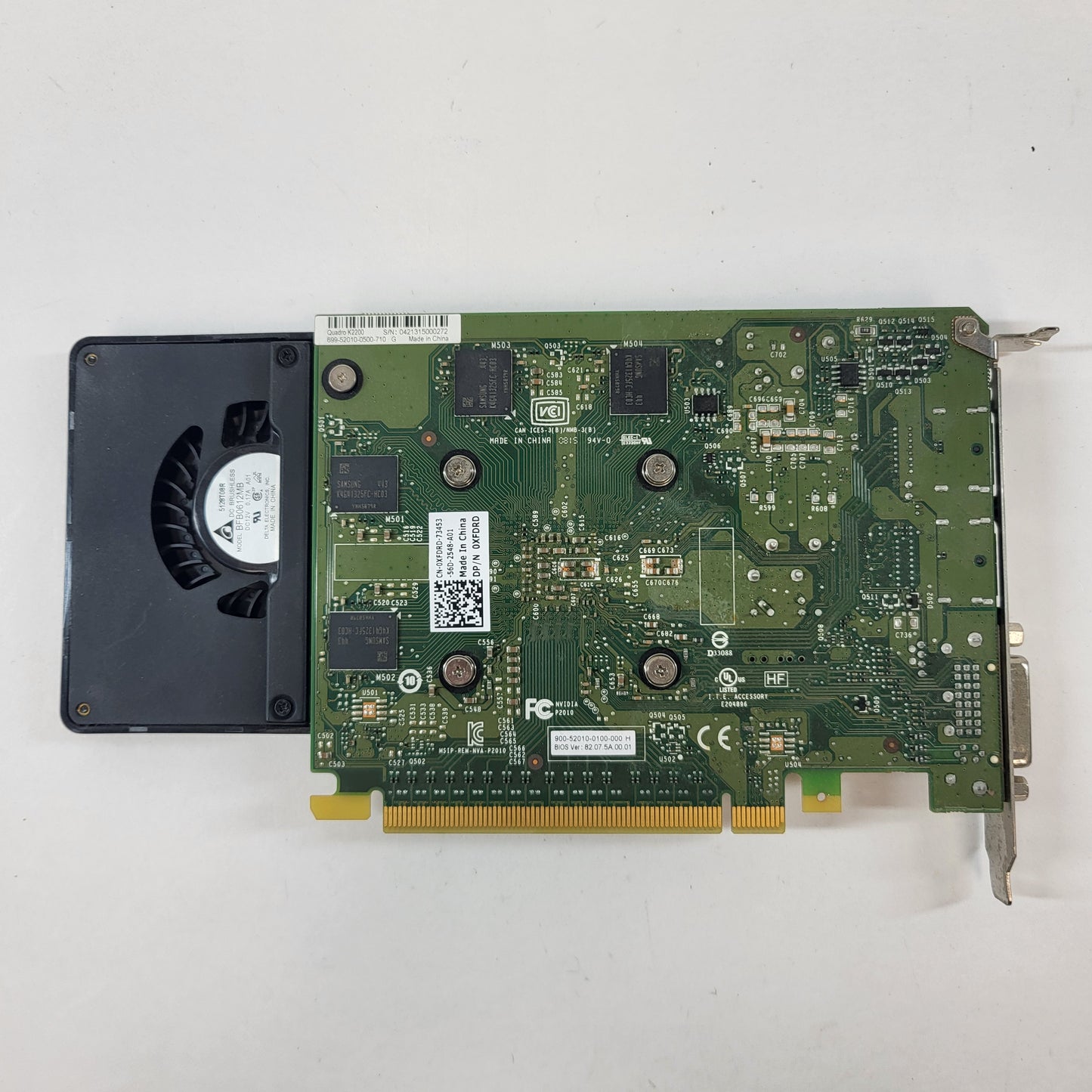 NVIDIA Quadro K2200 Graphics Card OXFDRD