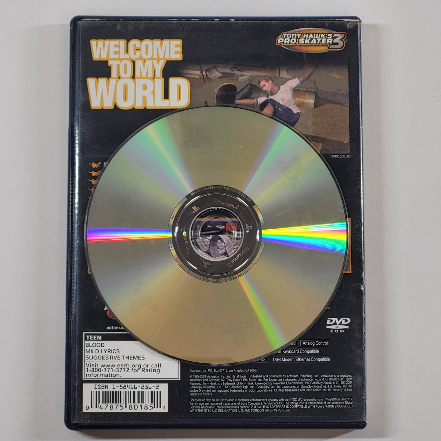 Tony Hawks Pro Skater 3 (Sony PlayStation 2 PS2, 2001)