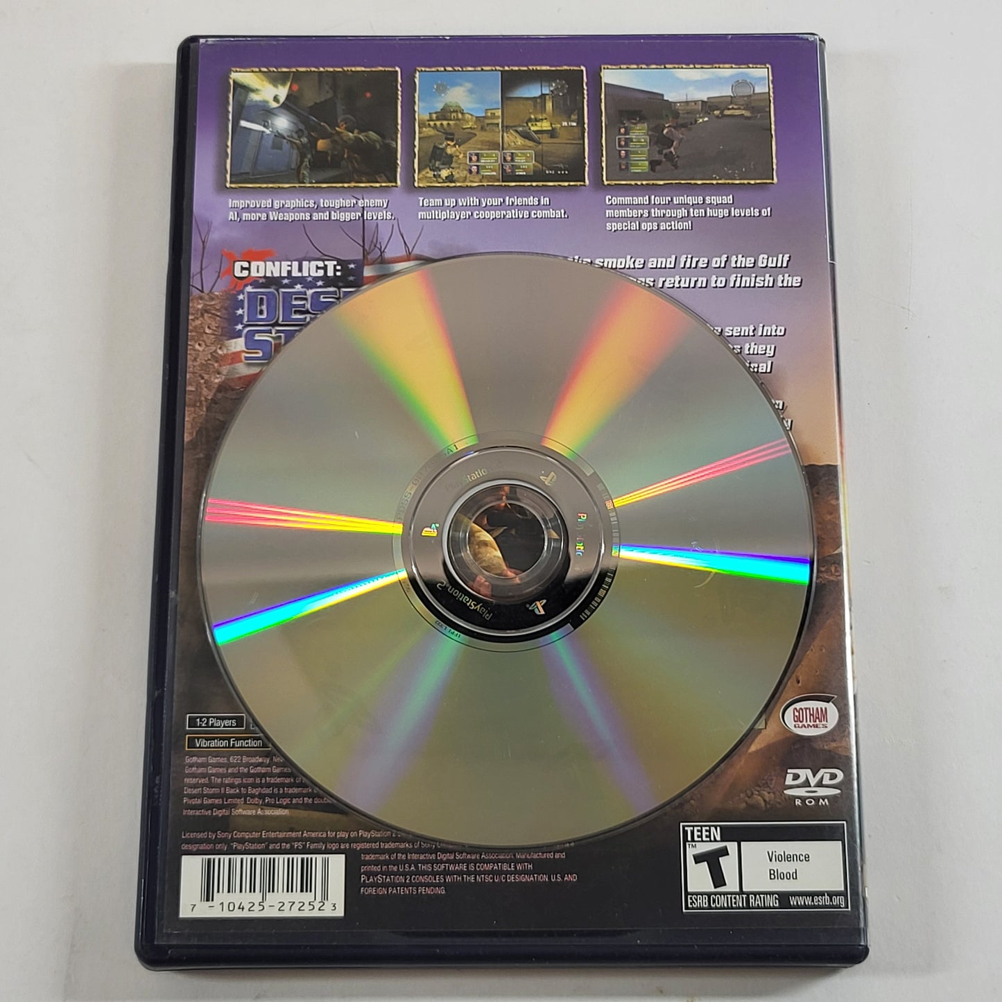 Conflict Desert Storm 2 (Sony PlayStation 2 PS2, 2003)