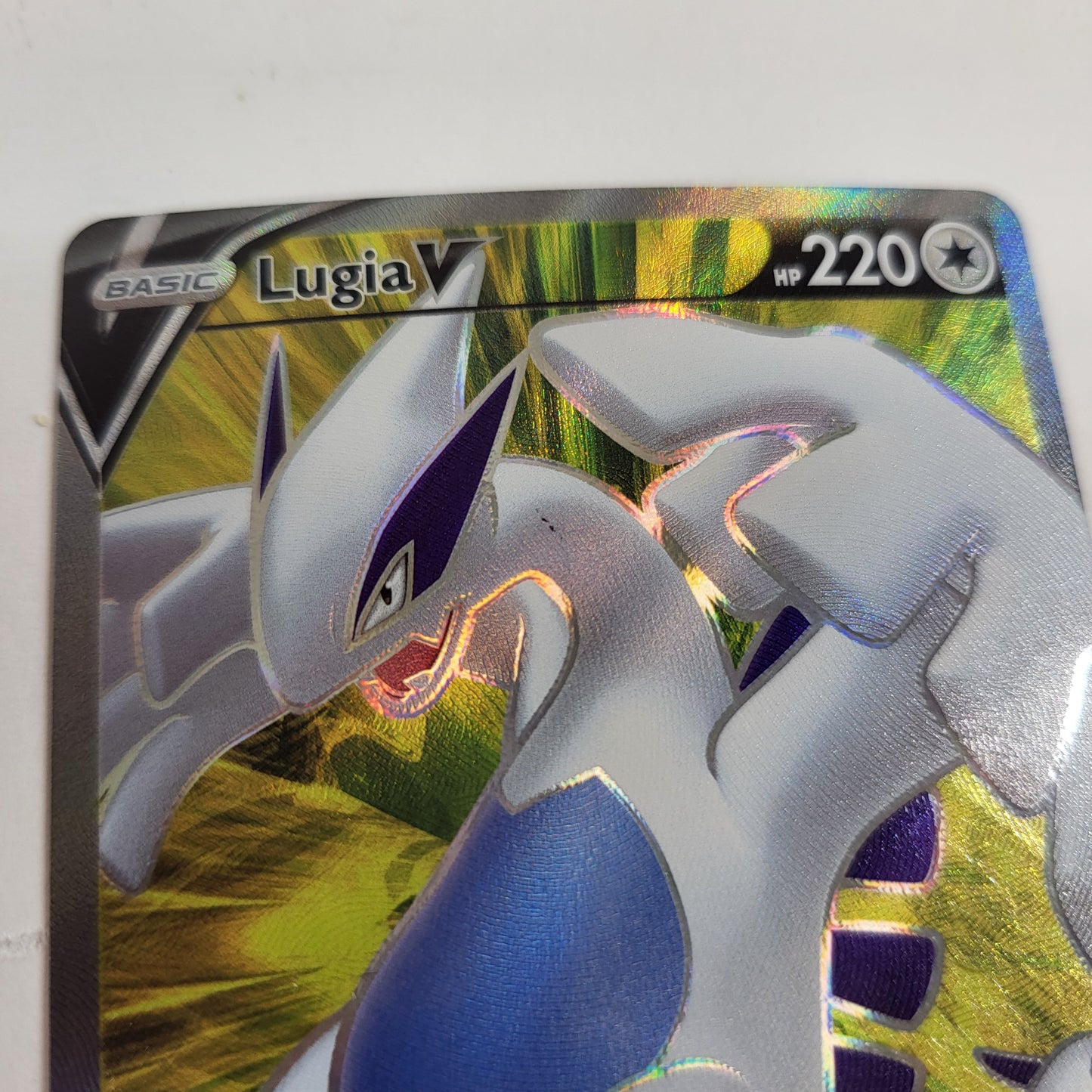 Pokémon TCG Silver Tempest Lugia V 185/195 Holo Textured English