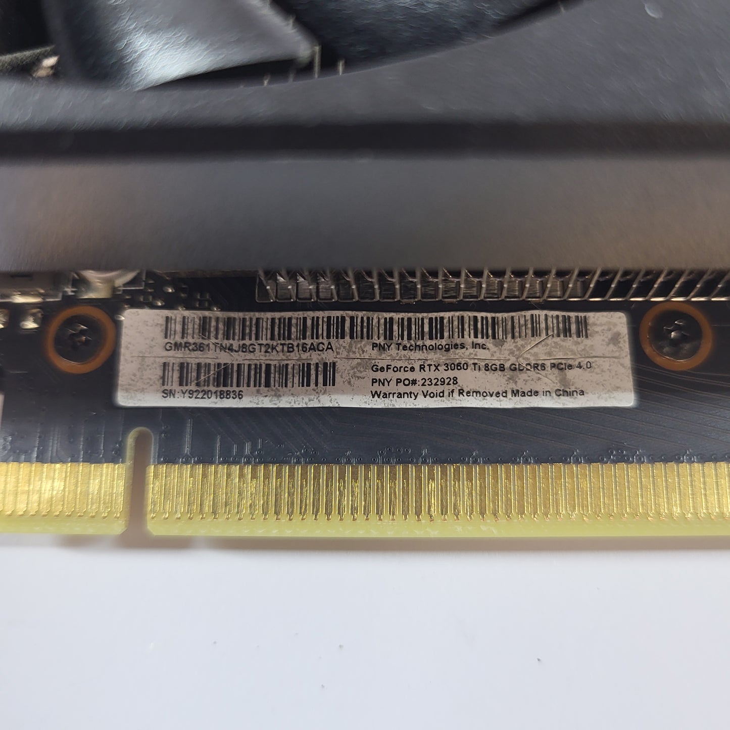 PNY GeForce RTX 3060 Ti Verto Dual Fan 8GB GDDR6 Graphics Card VCG3061T8LDFBPB1