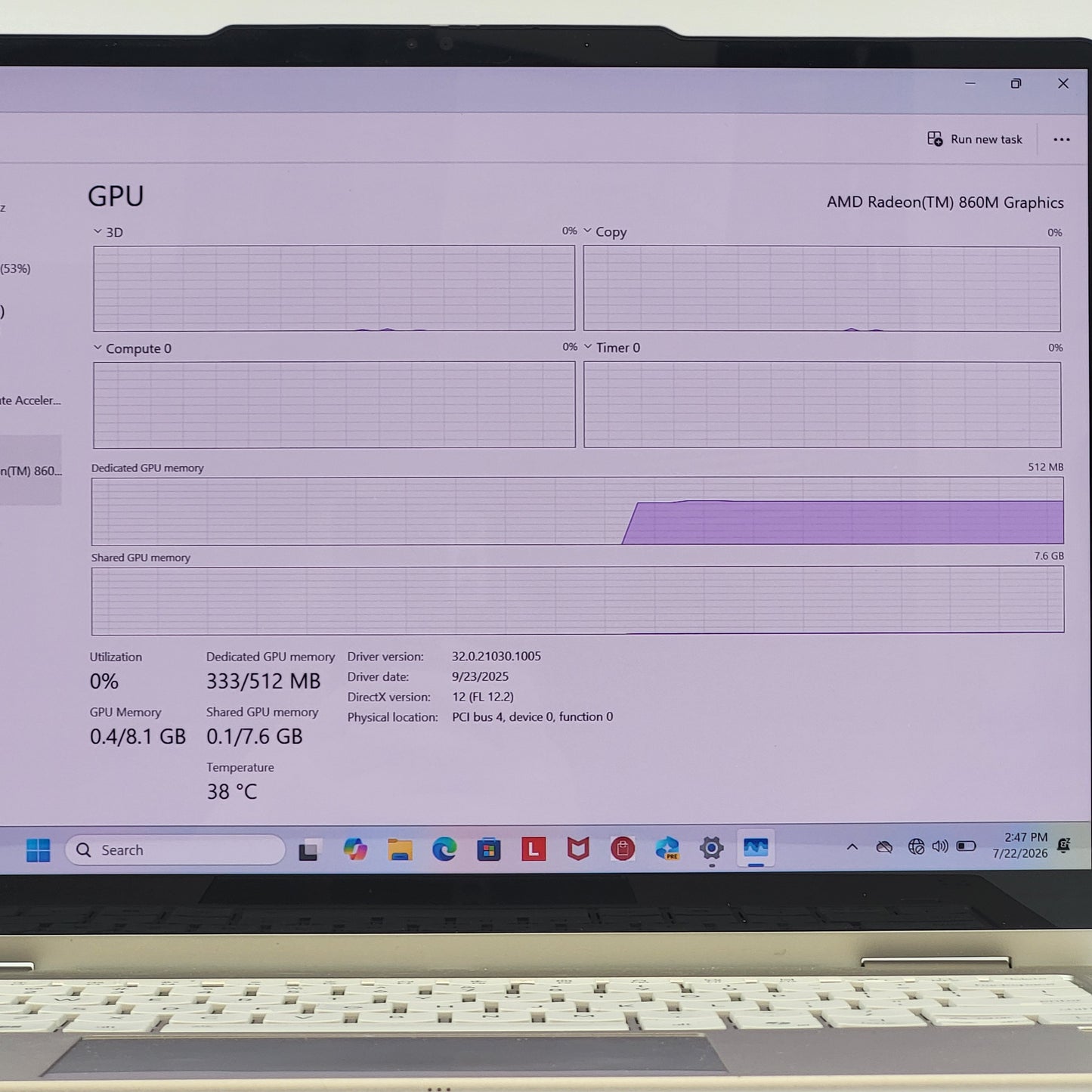 Lenovo Yoga 7 2-in-1 14AKP10 11" Ryzen AI 7 350 16GB RAM 1TB SSD GeForce 860M