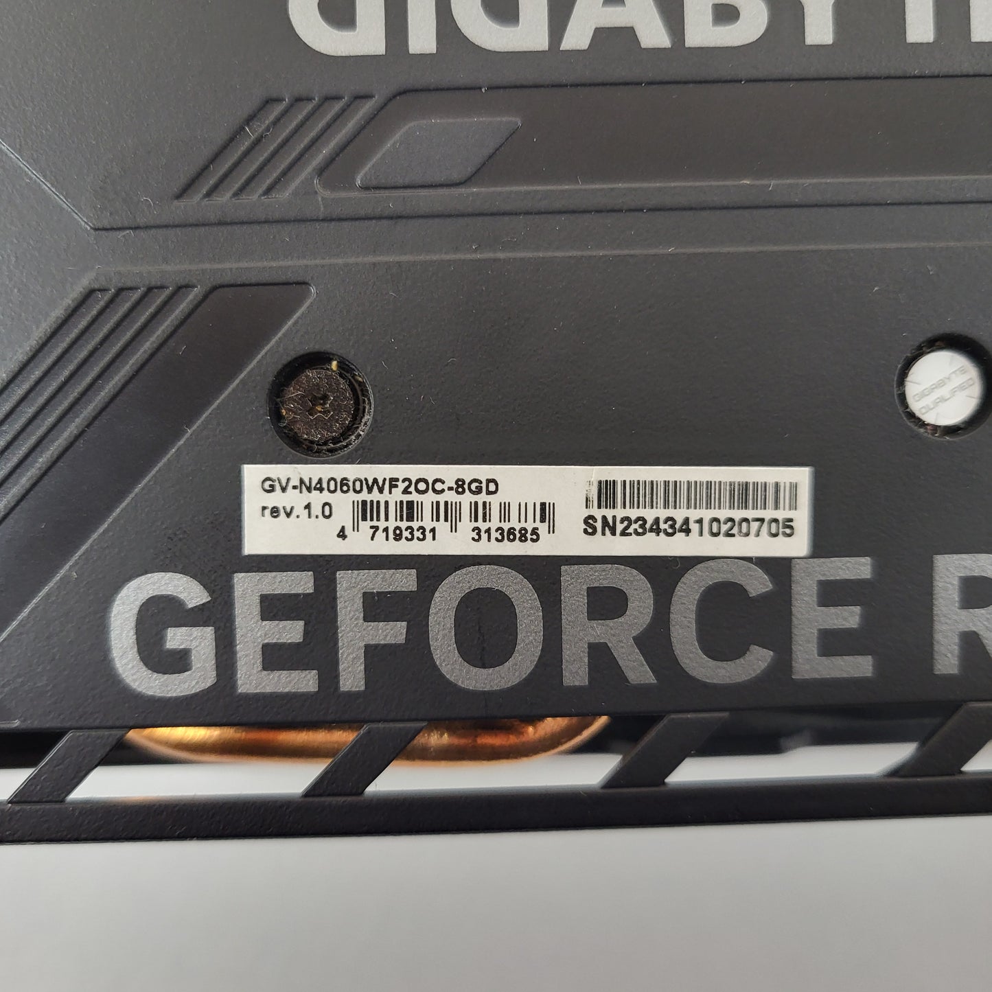 Gigabyte GeForce RTX 4060 8GB GDDR6 Graphics Card GV-N4060WCF2OC-8GB