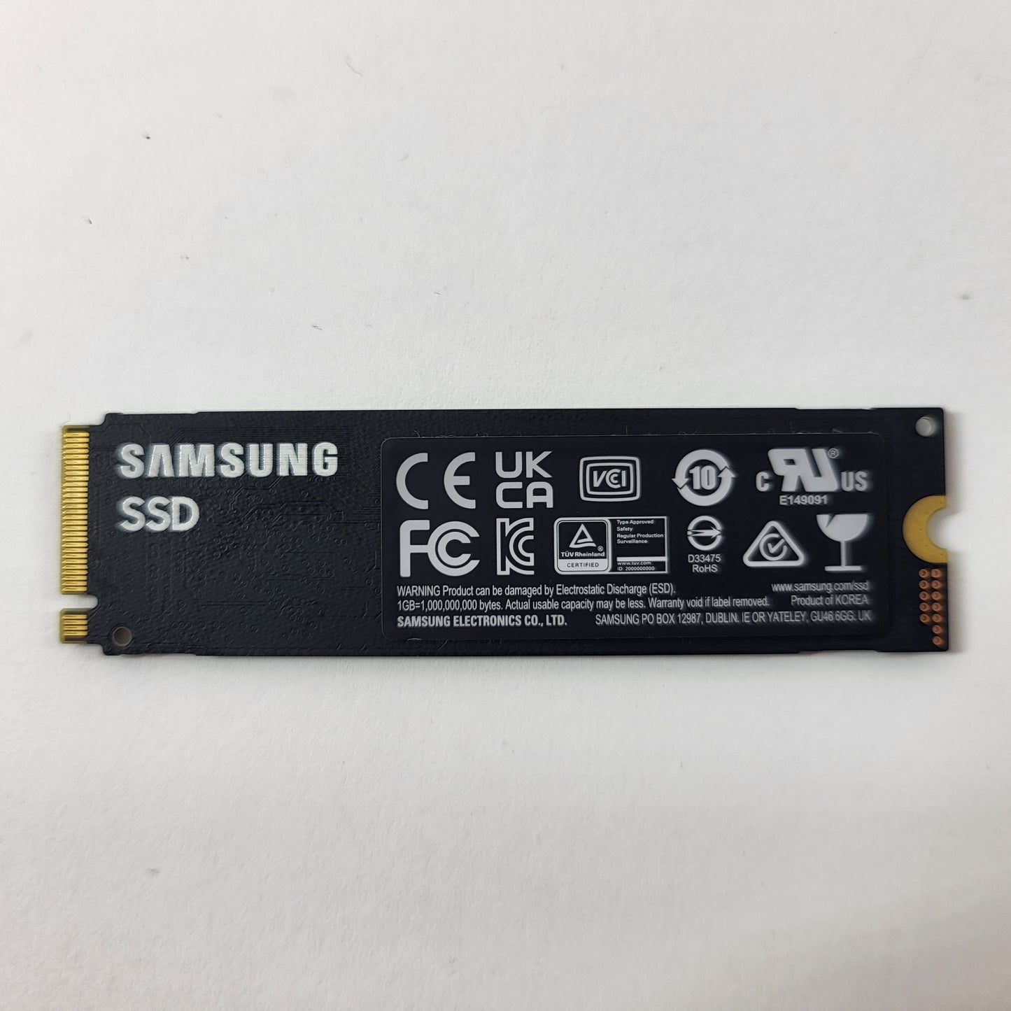 Samsung 2280mm 980 SSD 1TB PCle 3.0 SSD S4LR033