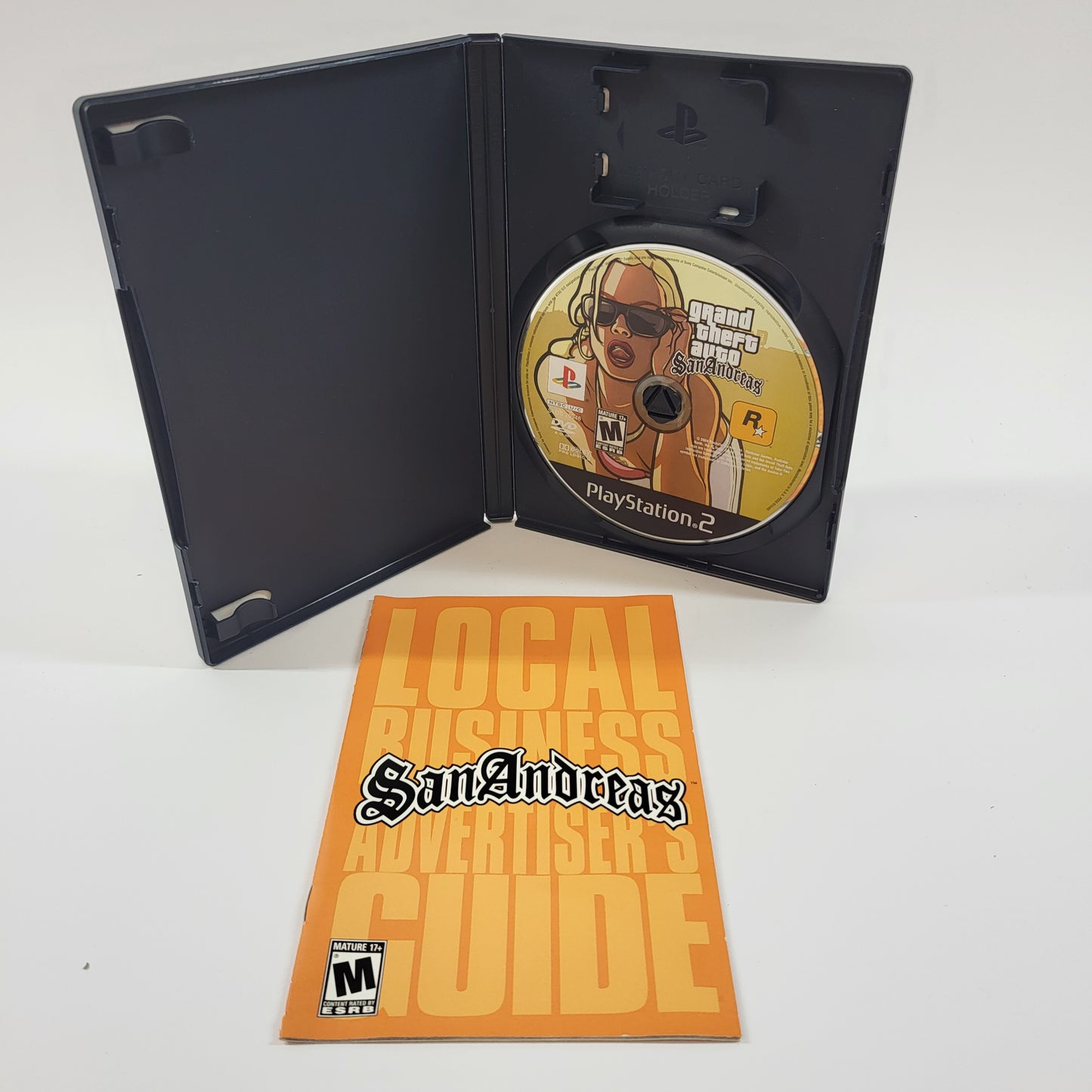 Grand Theft Auto San Andreas (Sony PlayStation 2 PS2, 2004)