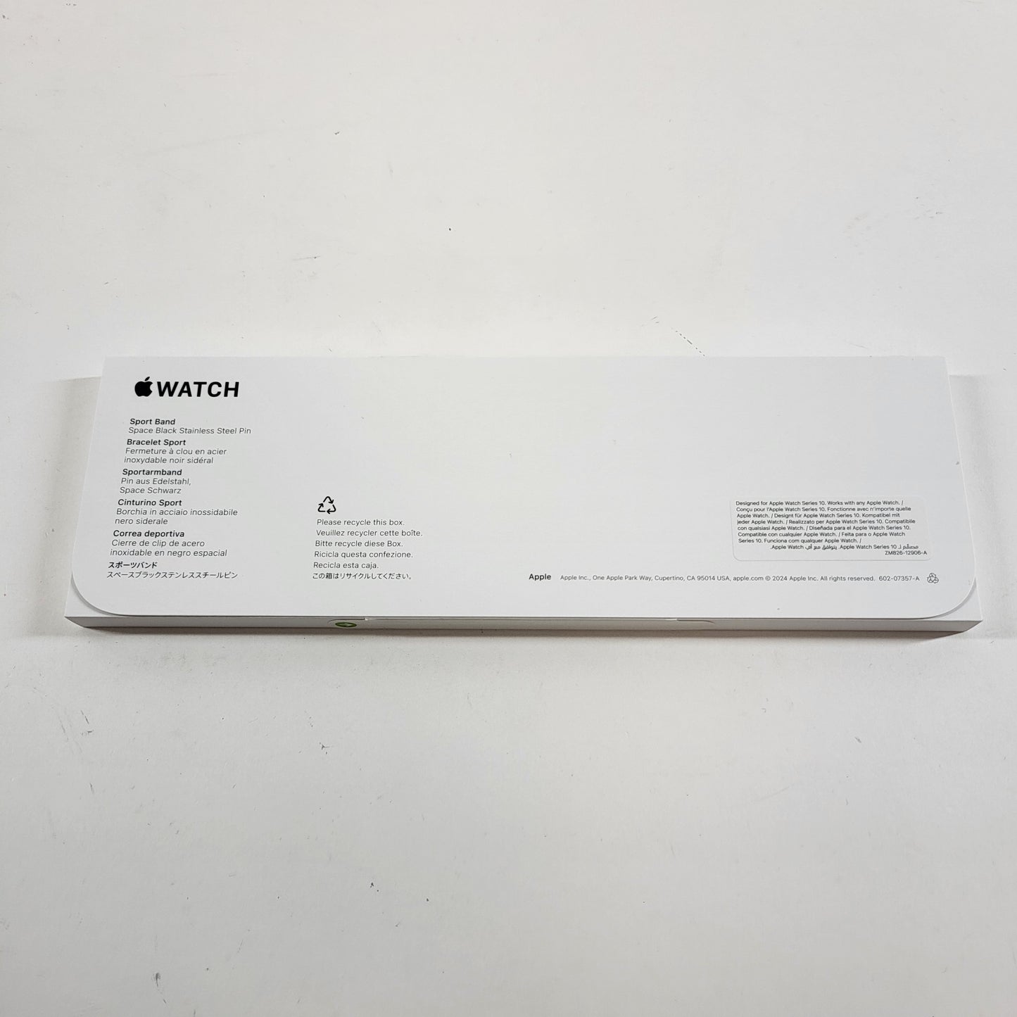 New Unlocked Apple Watch Series 10 46MM Jet Black Aluminum Black Sport Band