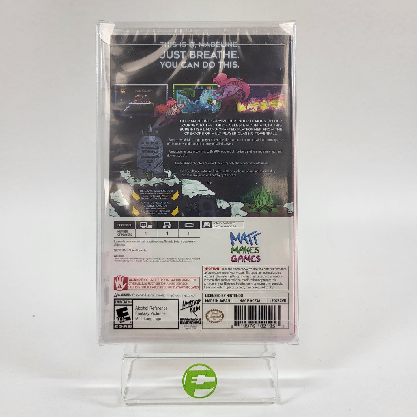 Celeste Best Buy Exclusive Nintendo Switch Physical New Sealed 2018 Collector