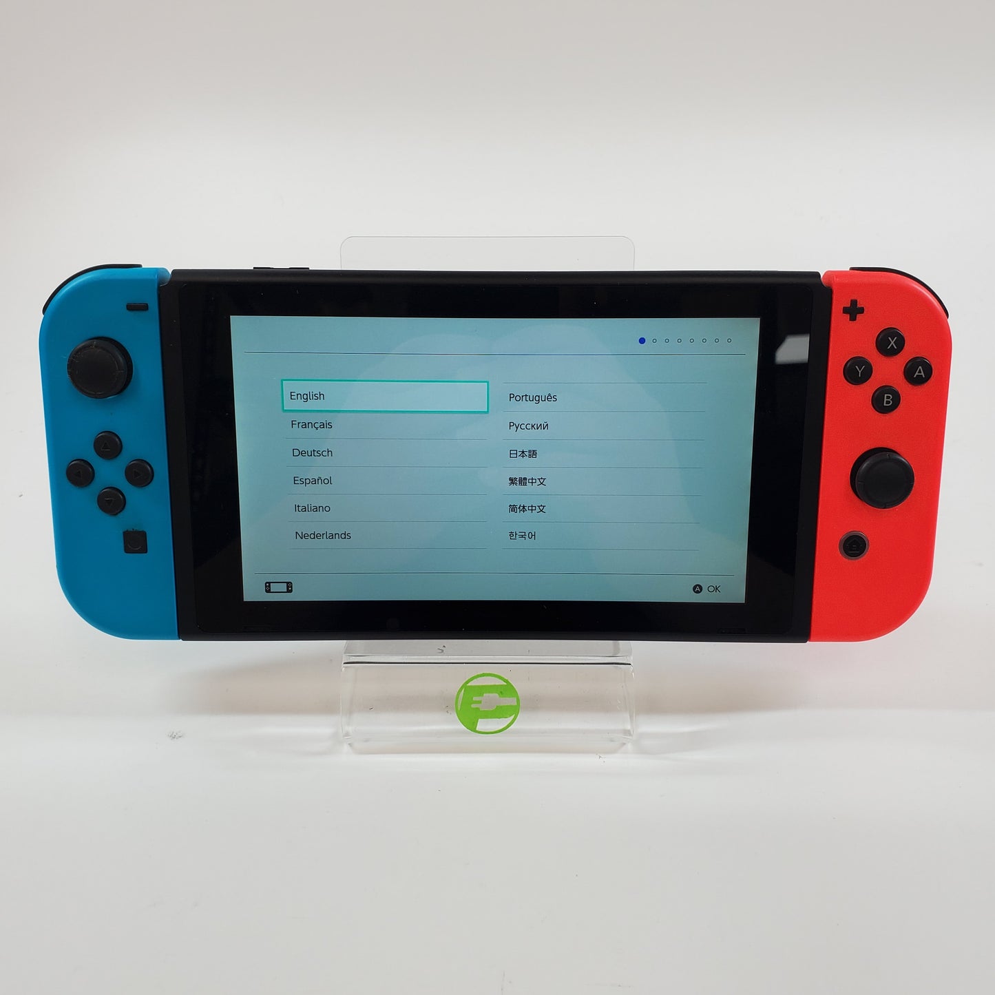 Nintendo Switch v1 Video Game Console HAC-001(-01) Red/Blue