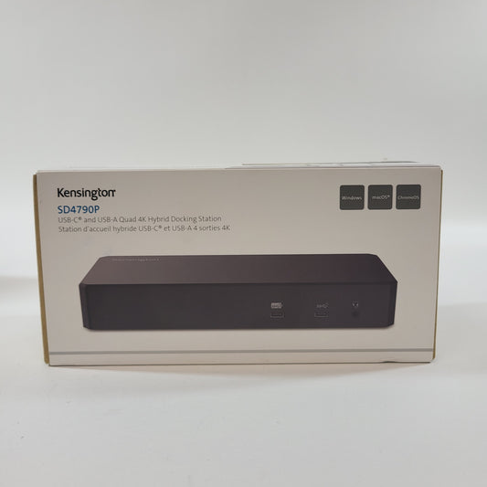 New Kensington USB-C and USB-A Quad 4K Hybrid Docking Station SD4790P