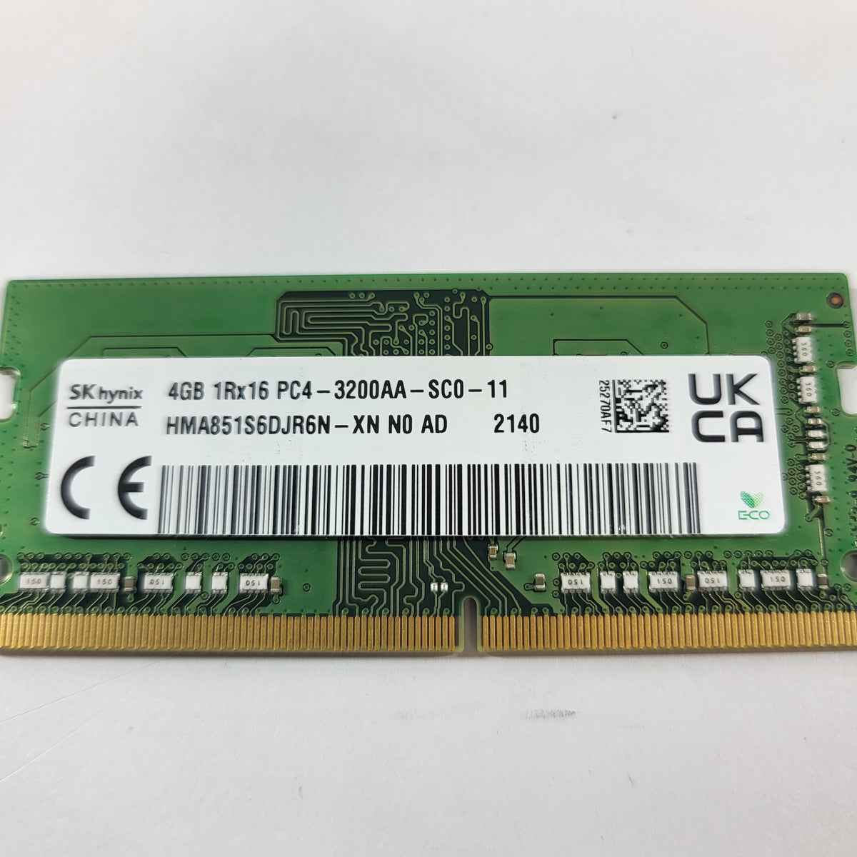 SK Hynix 2140 4GB (4x1GB) RAM DDR4 3200MHz PC4-3200AA-SC0-11
