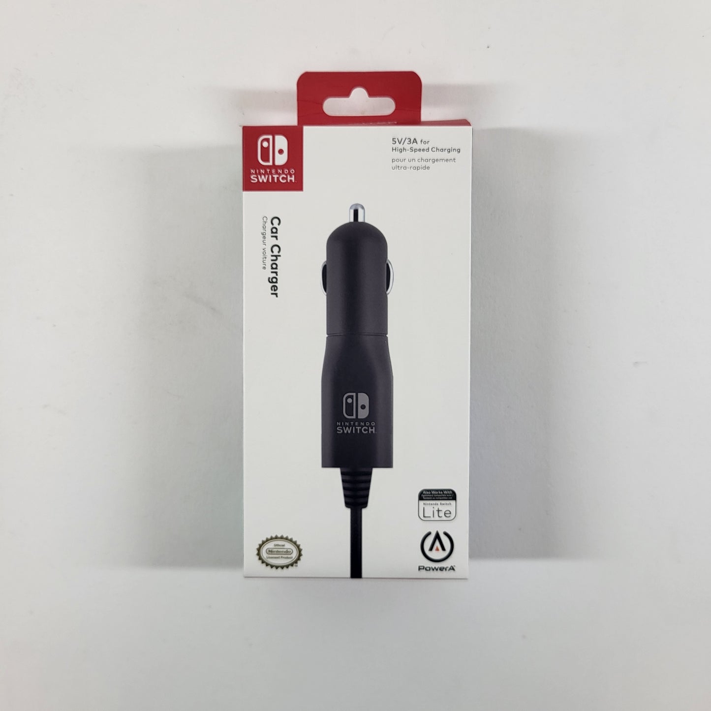 New Power A Nintendo Switch Car Charger Black