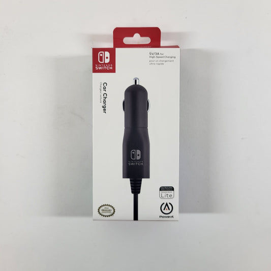 New Power A Nintendo Switch Car Charger Black