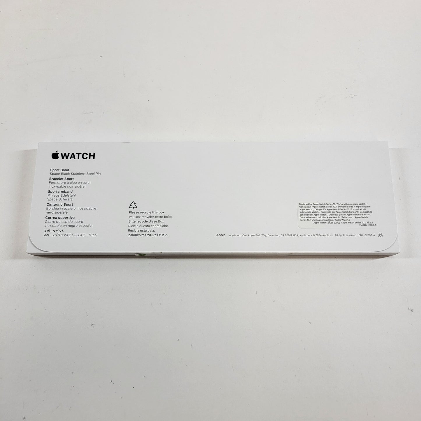 New Unlocked Apple Watch Series 10 46MM Jet Black Aluminum Black Sport Band
