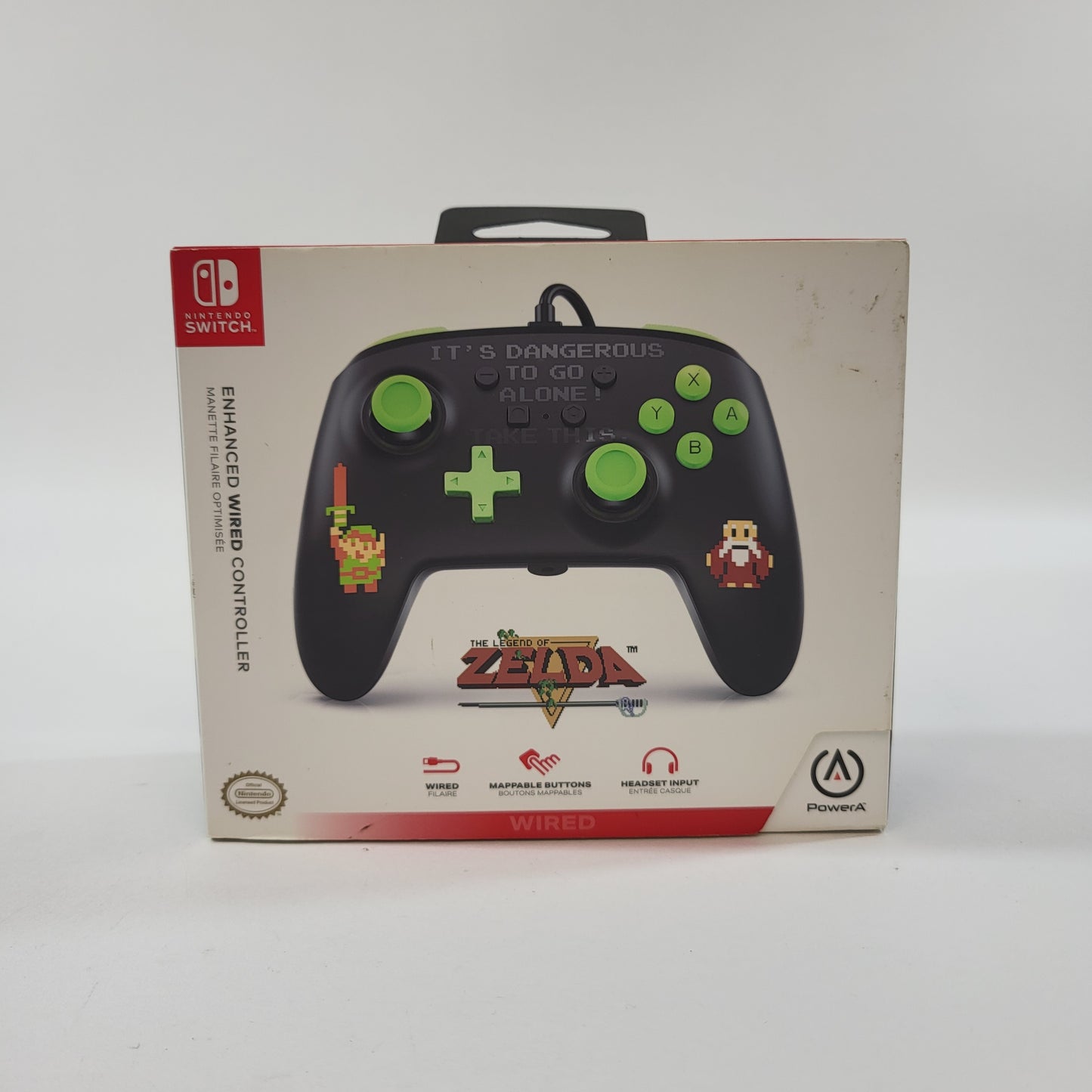 New PowerA Nintendo Switch Pro Wired Controller Black The Legend of Zelda Edition