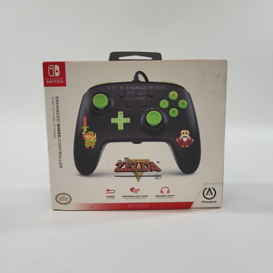 New PowerA Nintendo Switch Pro Wired Controller Black The Legend of Zelda Edition