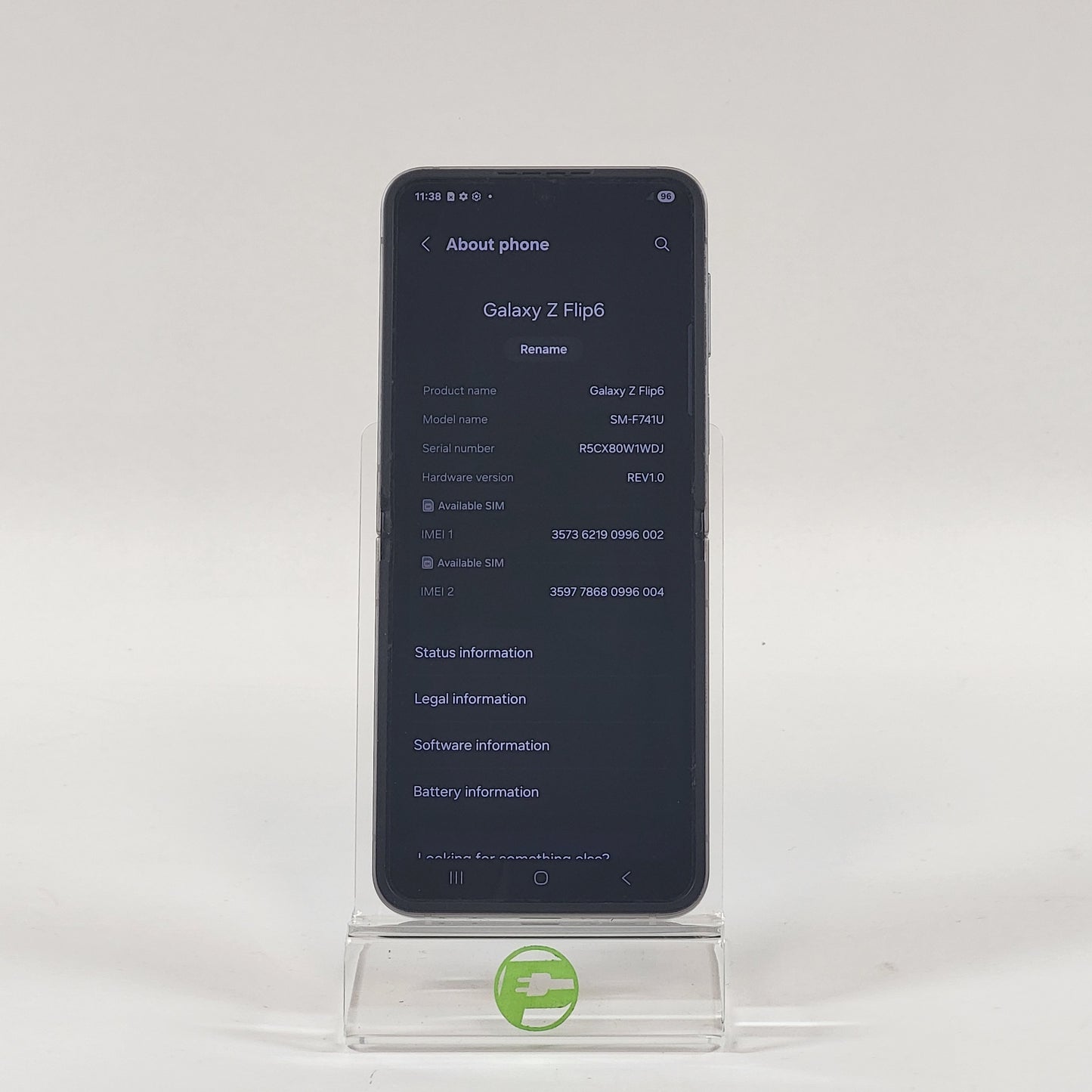 Unlocked Samsung Galaxy Z Flip6 12GB RAM 256GB SM-F741U Black