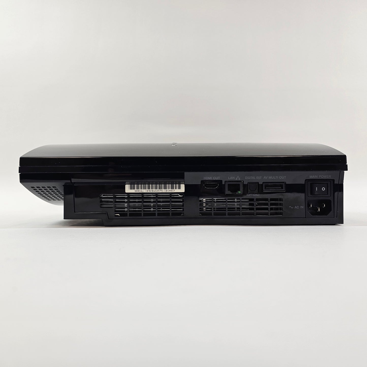 Sony PlayStation 3 Fat PS3 80GB Black Console Gaming System CECHE01 READ
