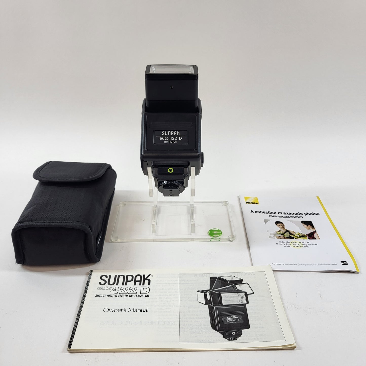 Sunpak Auto 422 D Auto Thyristor Electronic Flash Unit 1581B