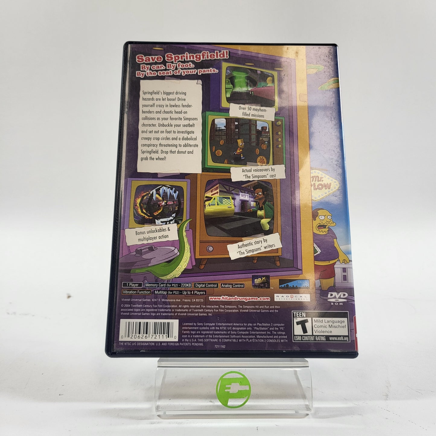 The Simpsons Hit and Run (Sony PlayStation 2 PS2, 2003)