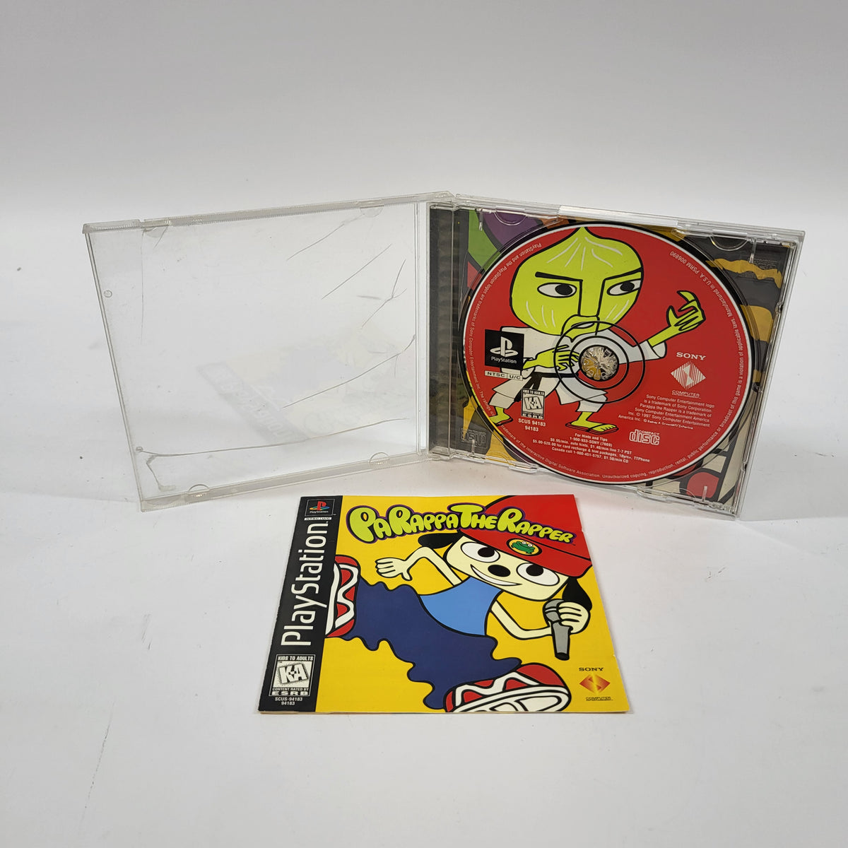 PaRappa The Rapper (Sony PlayStation 1 PS1, 1997)