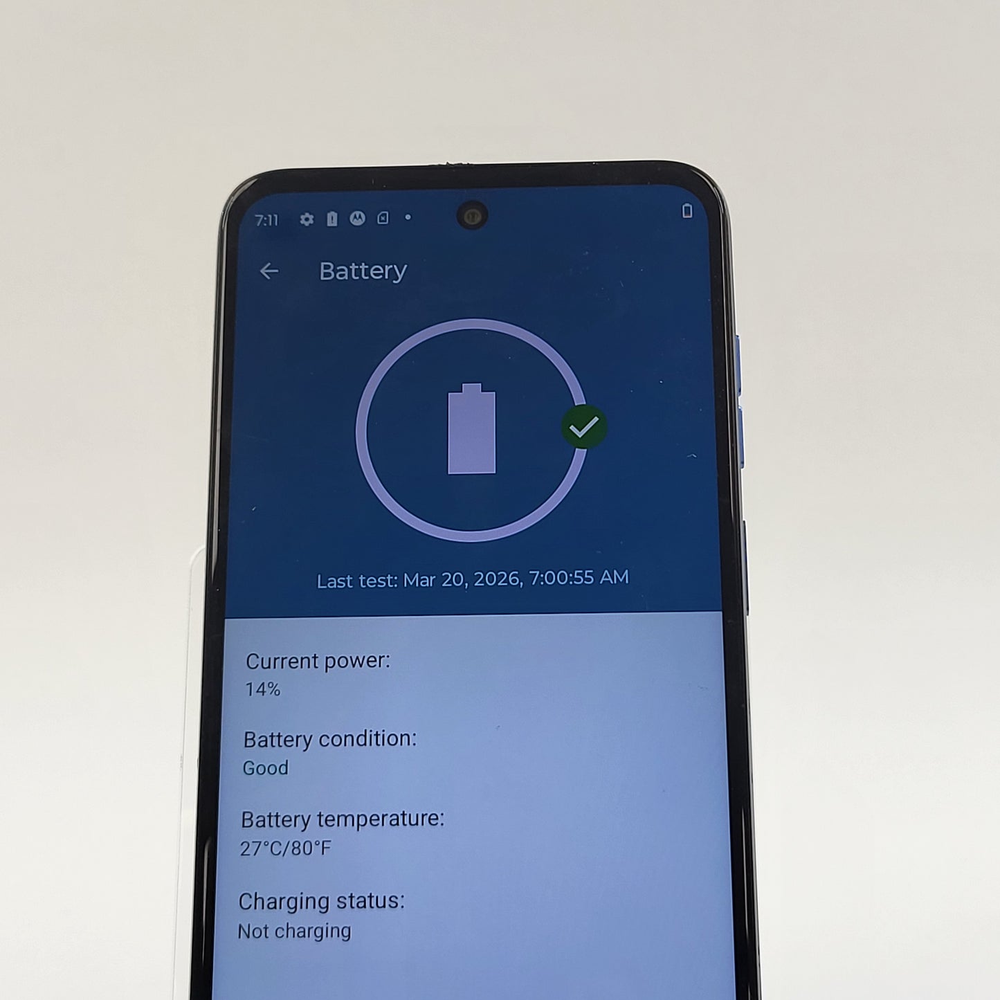 TracFone Motorola Moto G Play (2024) 64GB 14 Alpine Blue XT2413V