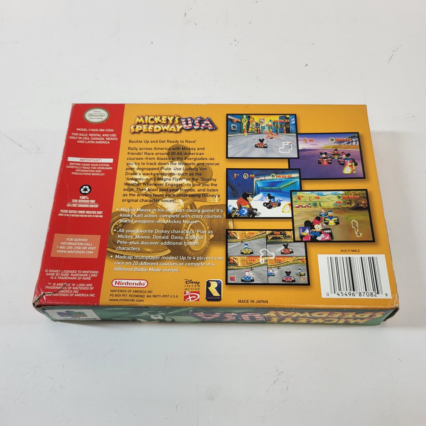 Mickey's Speedway USA (Nintendo 64 N64, 2000)