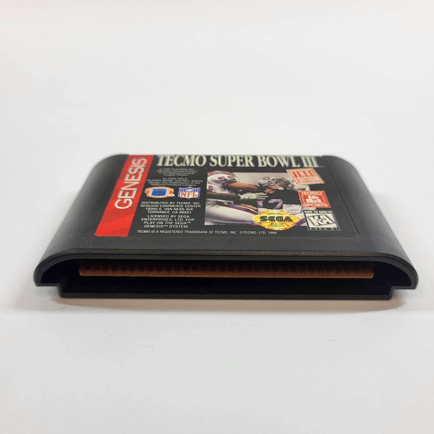 Tecmo Super Bowl III (Sega Genesis, 1995) Cartridge Only