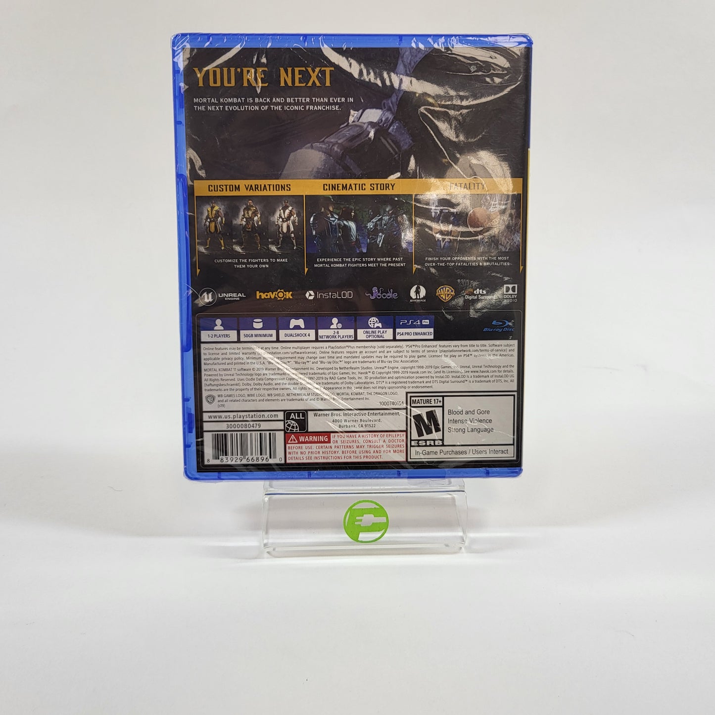 New Mortal Kombat 11 (Sony PlayStation 4 PS4, 2019)
