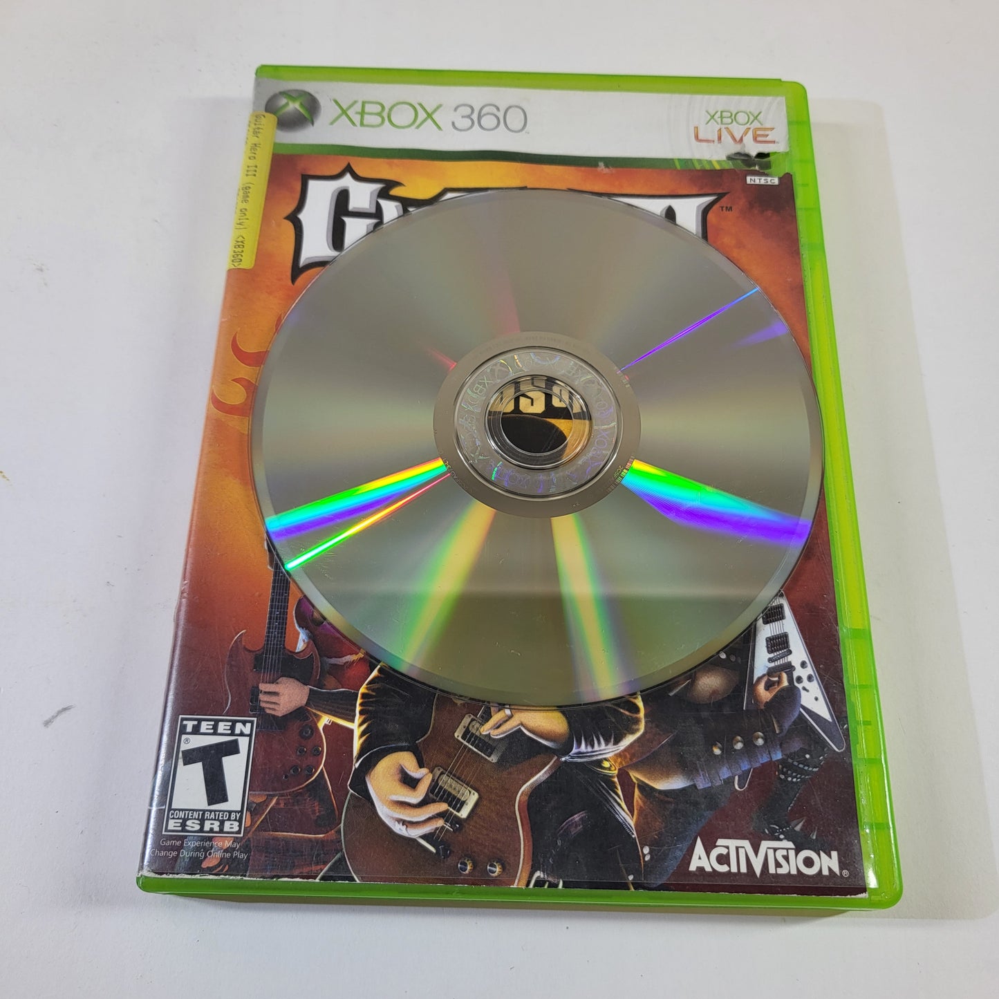 Guitar Hero III Legends of Rock (Microsoft Xbox 360, 2007)