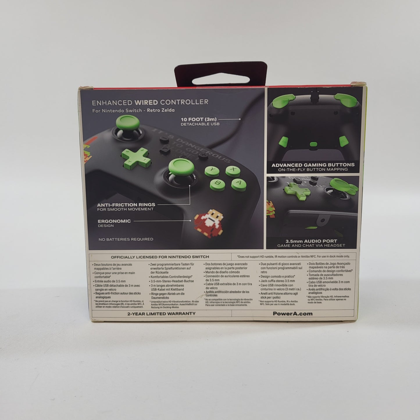 New PowerA Nintendo Switch Pro Wired Controller Black The Legend of Zelda Edition