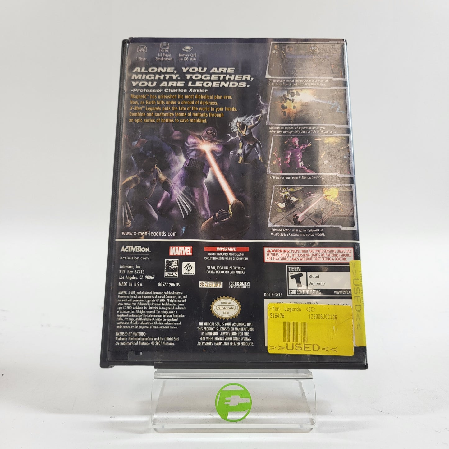 X-men Legends (Nintendo GameCube, 2004)
