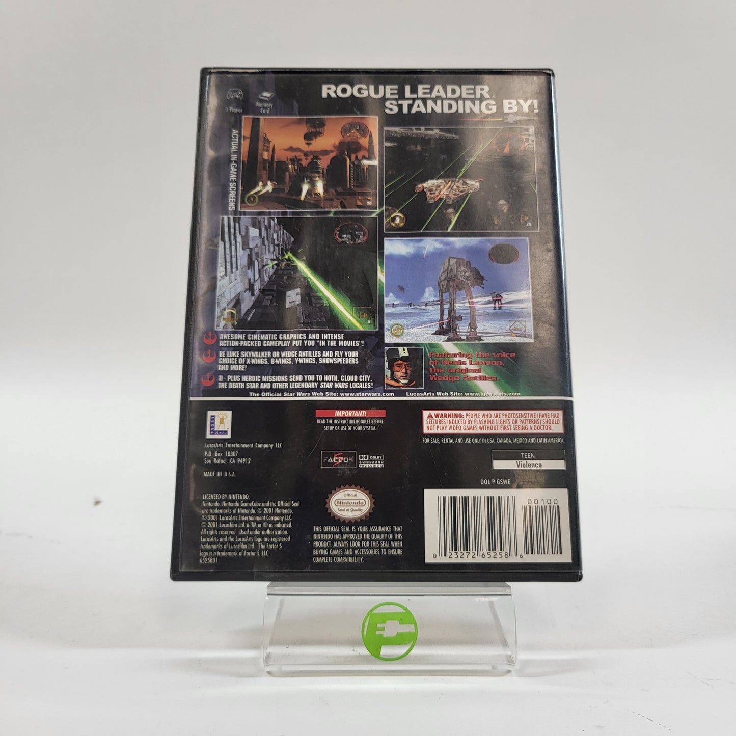 Star Wars Rogue Leader (Nintendo GameCube, 2001)