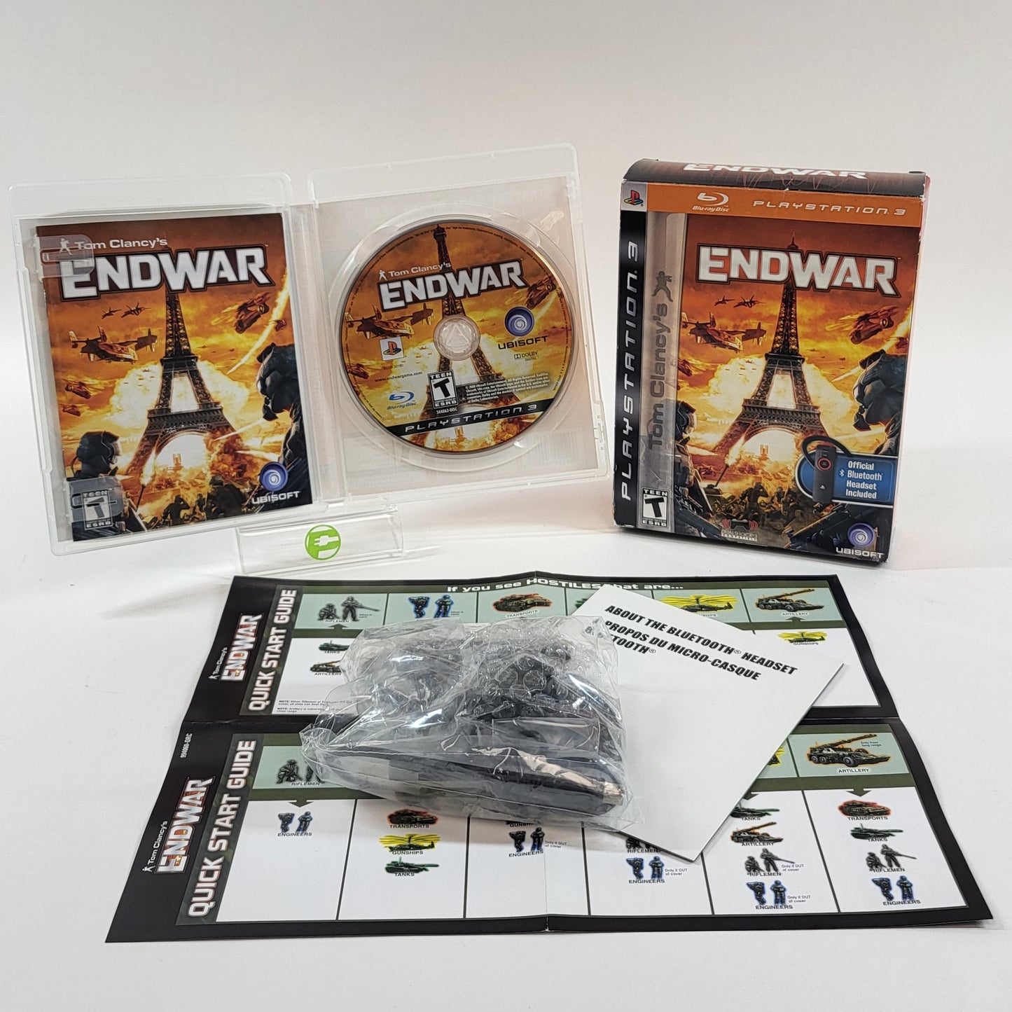 End War: Limited Bluetooth Headset Edition (Sony PlayStation 3 PS3, 2008)