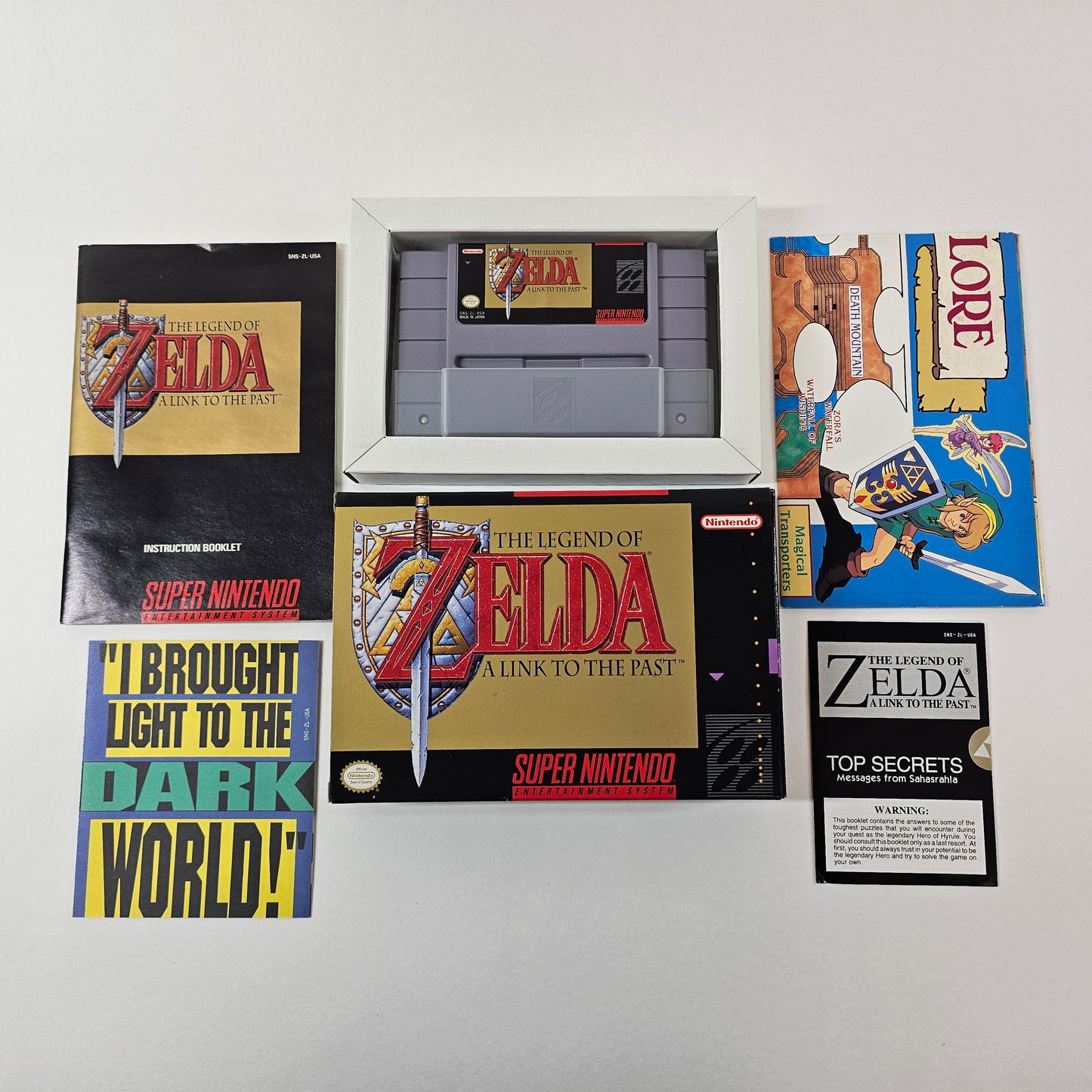 Zelda Link to the Past (Super Nintendo SNES, 1992) PSA 9.2 CIB