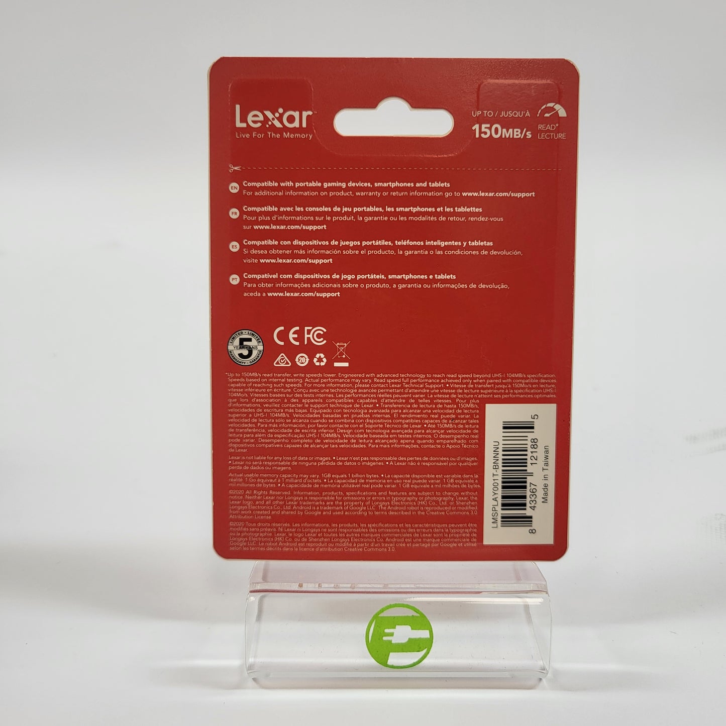 New Lexar 1TB Play microSDXC SD Card LMSPLAY001T-BNNNU