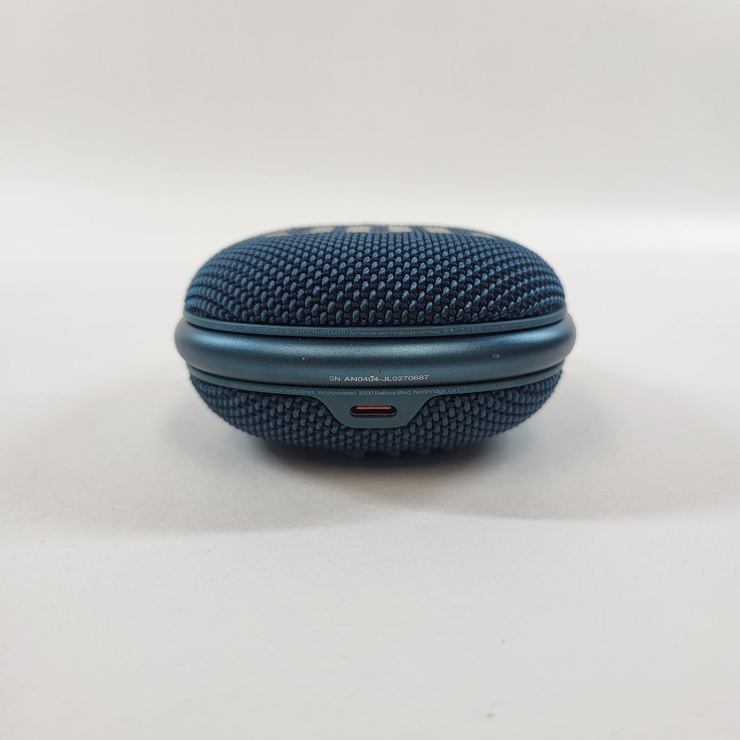 JBL Clip 4 Portable Wireless Bluetooth Speaker Blue JBLCLIP4J