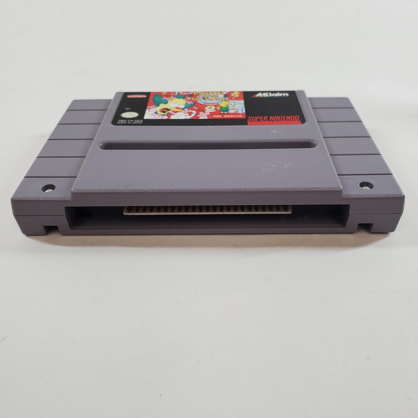 Krusty's Super Fun House (Super Nintendo SNES, 1992) Cartridge Only