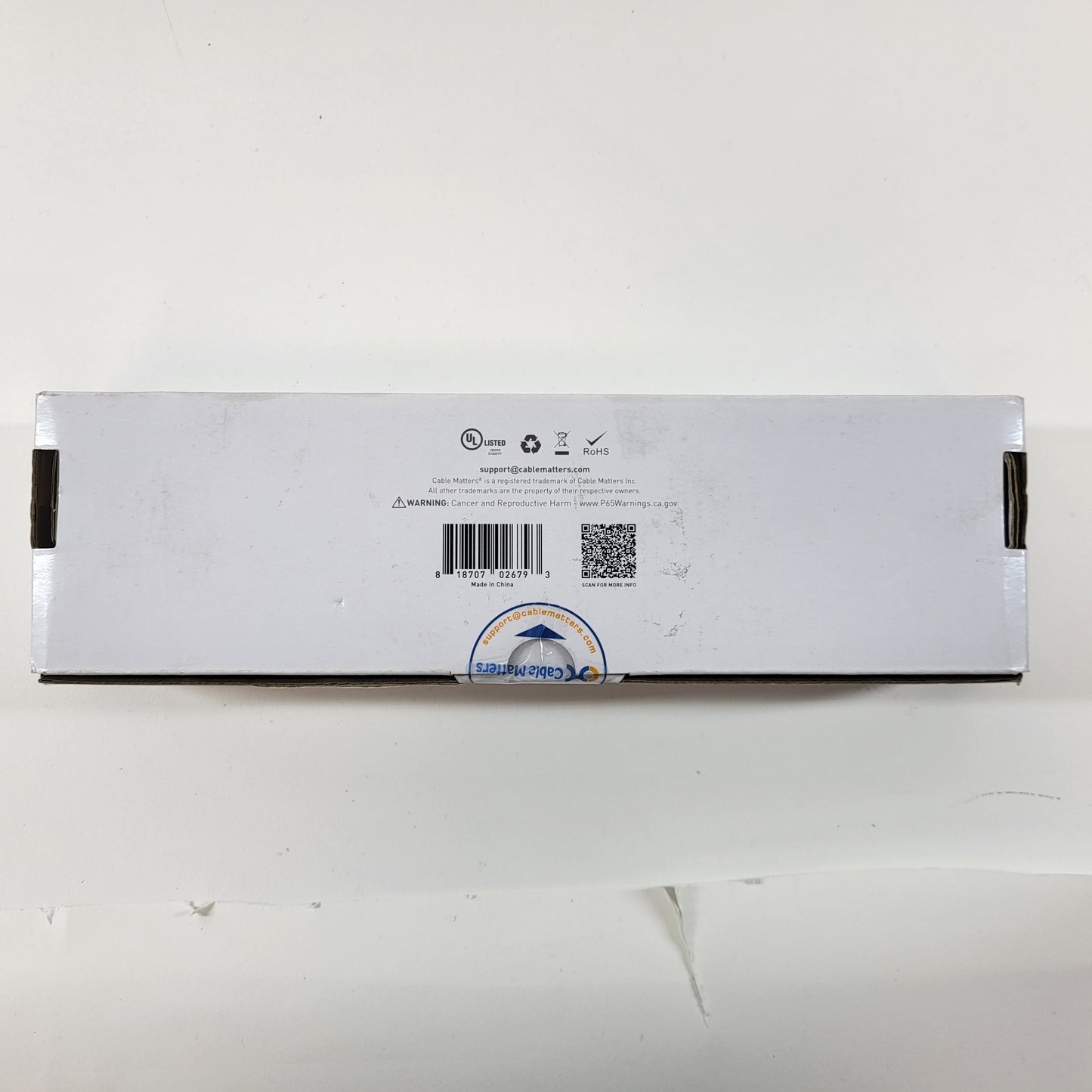 New Cable Matters UL Listed 8-Port Cat6 Patch Panel with Mounting Bracket