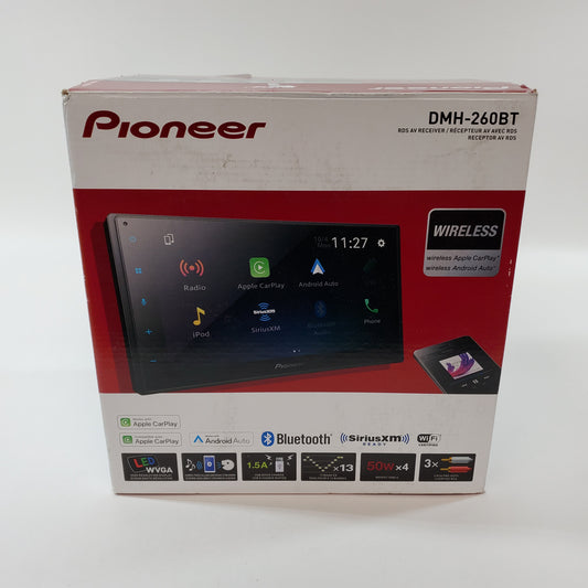 New Pioneer RDS Av Car Audio Receiver DMH-260BT