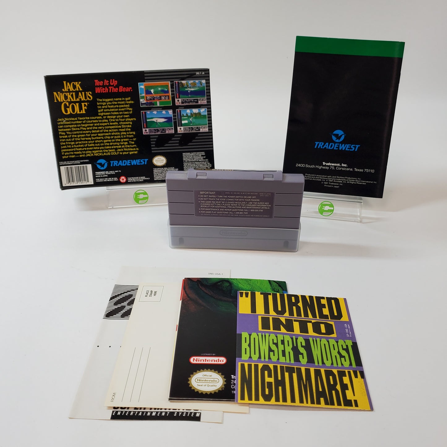 Jack Nicklaus Golf (Super Nintendo SNES, 1992) Complete