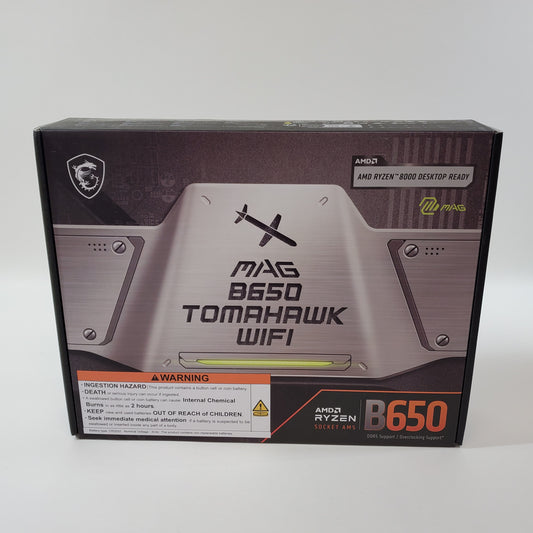 New MSi B650 TOMAHAWK AM5 DDR5 Motherboard