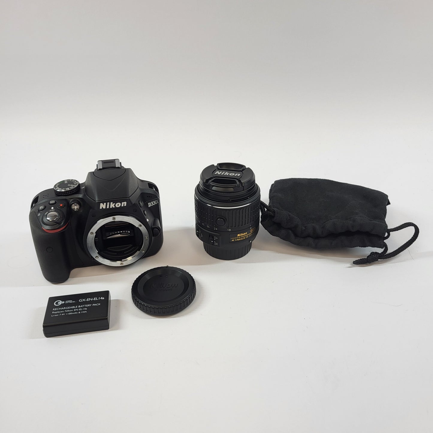 Nikon D3300 24.2MP Digital SLR DSLR Camera 4,298 Shutter Count