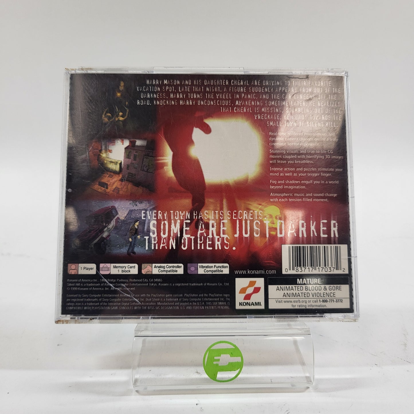 Silent Hill (Sony PlayStation 1 PS1, 1999)