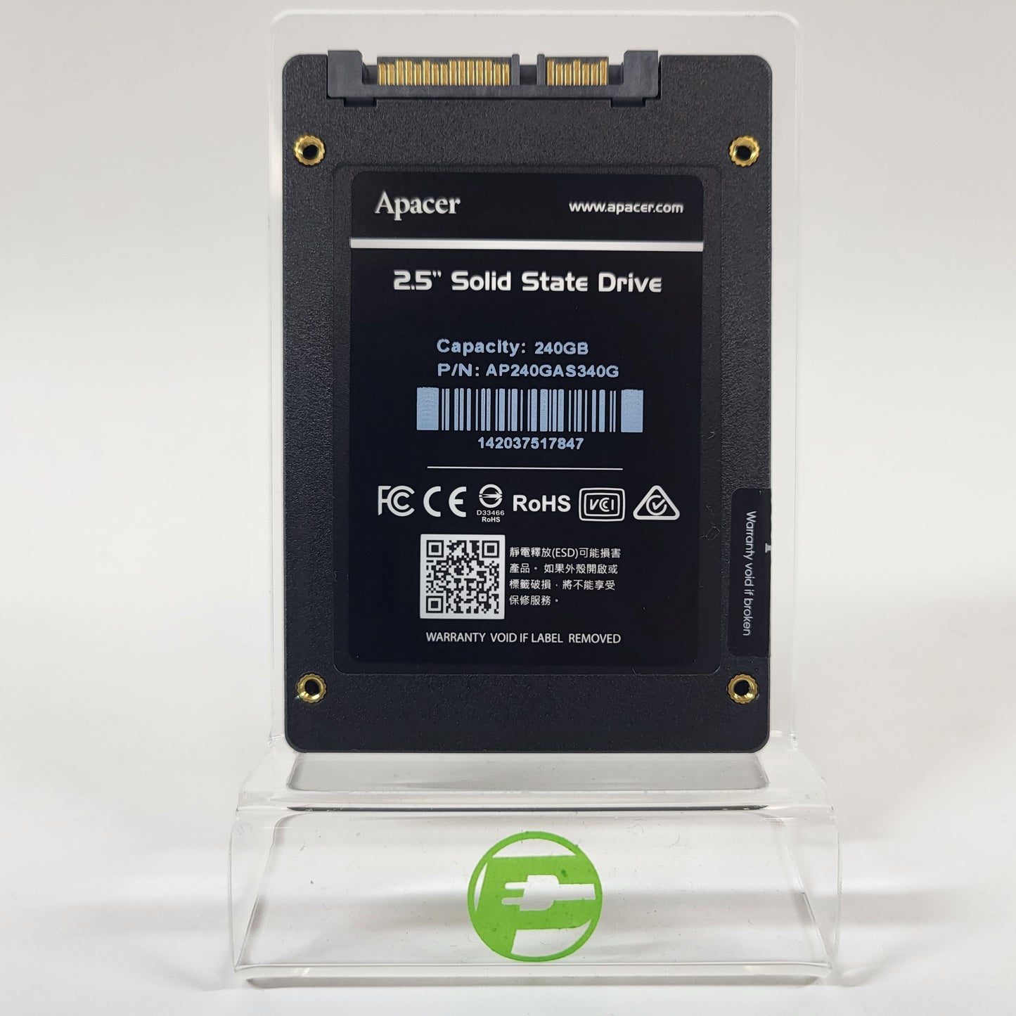 Apacer 2.5" Panther 240GB SATA III 6Gbps SSD AP240GAS340G Solid State Drive