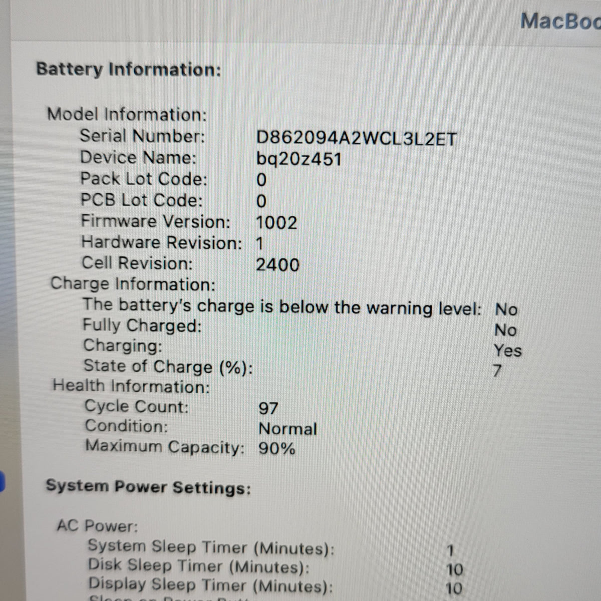2020 Apple MacBook Pro 13.3" M1 8C GPU 3.2GHz 8GB RAM 256GB SSD MYD82LL/A