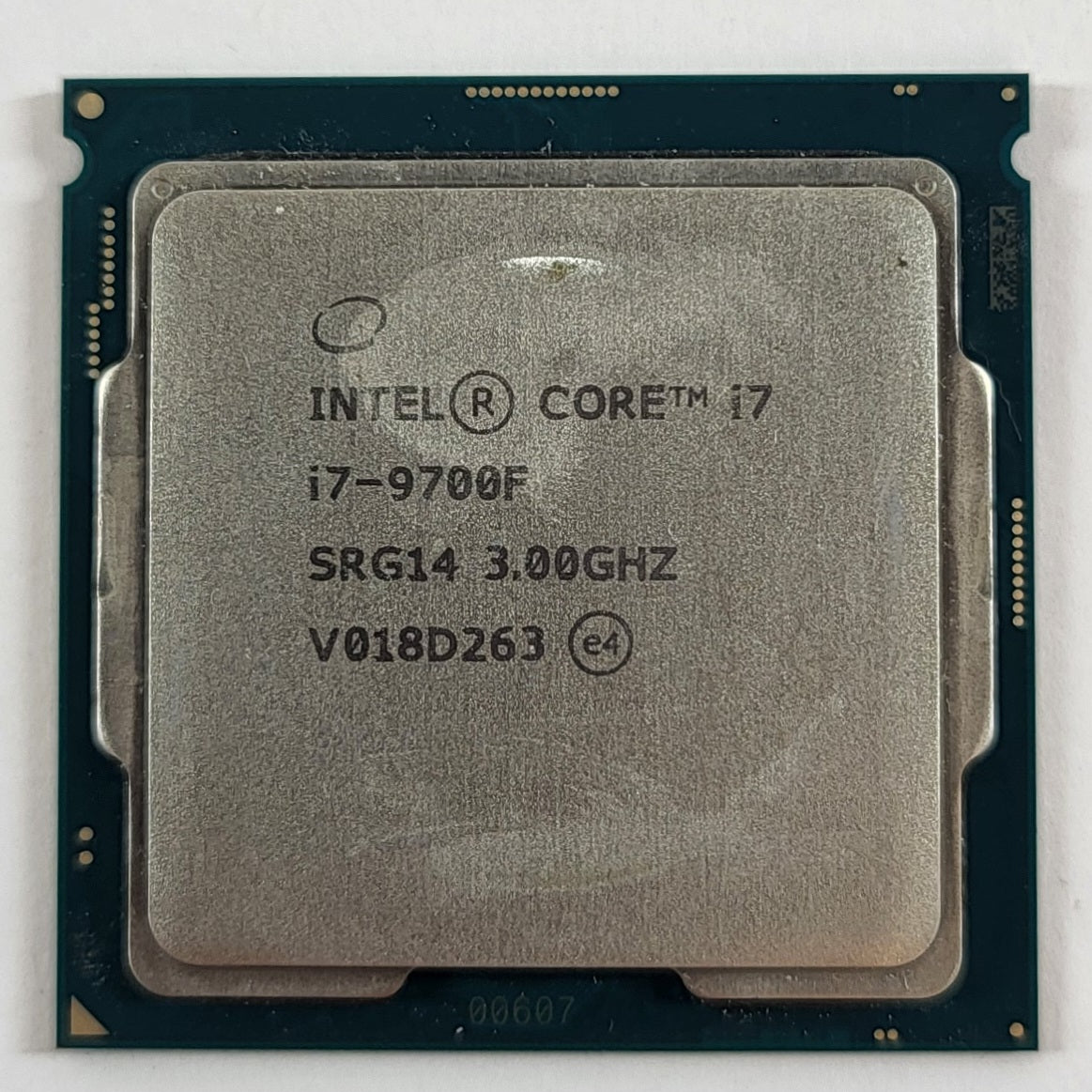 Intel Core i7-9700F 3.00GHz 8 Core SRG14 8 Thread LGA 1151