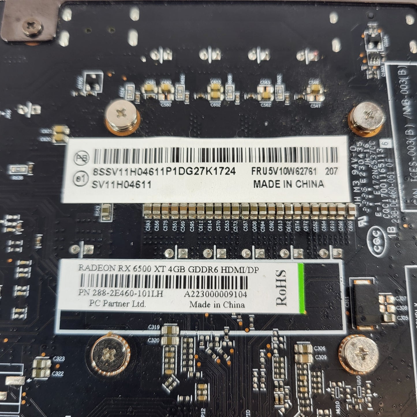 Lenovo Radeon RX 6500 XT 4GB GDDR6 Graphics Card 288-2E460-101LH